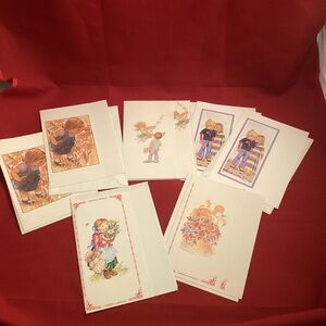 7 vintage (1970s?) blank greetings cards made in Canada